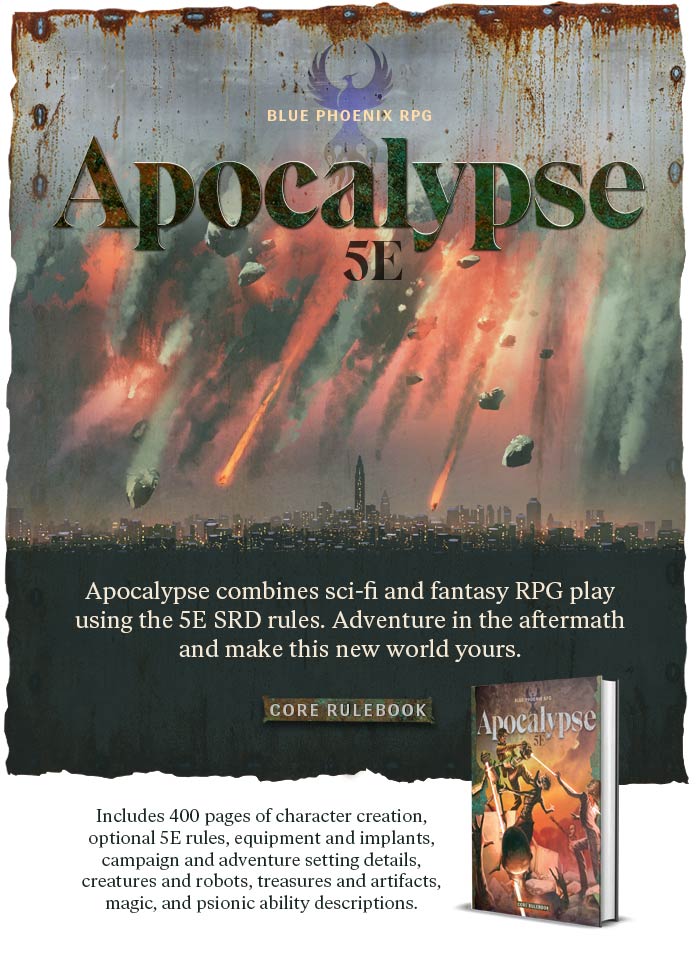 Apocalypse 5e Campaign header